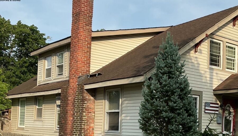 Roof & siding replacement - before