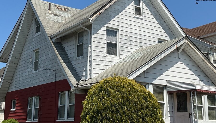 Roof & siding replacement - before